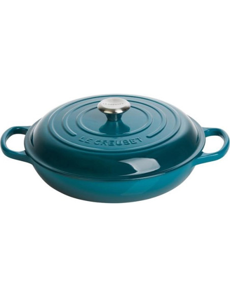 LE CREUSET - Caçarola Baixa Ev. 30 21180306422430 – Ferro Fundido – stockin.pt