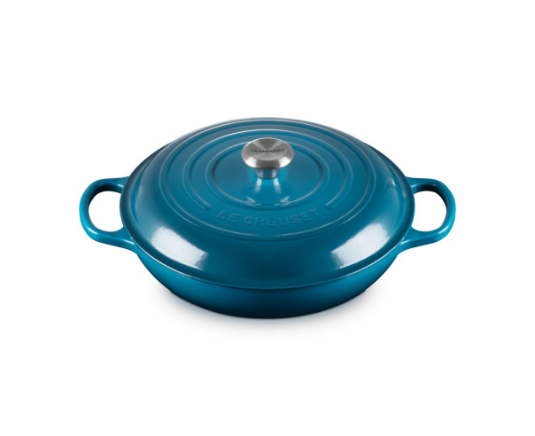 LE CREUSET - Caçarola Baixa Ev. 30 21180306422430 – Ferro Fundido – stockin.pt