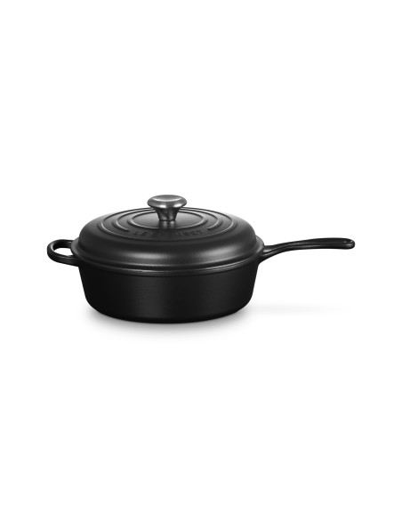 LE CREUSET - Frigideira c Tampa 26cm, Cassadou, Negro Mate 21079260000430 – Ferro Fundido – stockin.pt