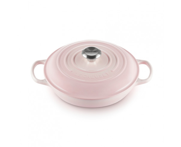 LE CREUSET - Caçarola Baixa Evol.26 Shell Pink 21180267774430 – Ferro Fundido – stockin.pt