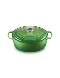 LE CREUSET - Cocotte Oval Evol. 29 Bamboo 21178294082430 – Ferro Fundido – stockin.pt
