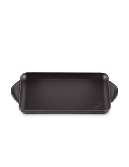 LE CREUSET - Grellha Retang.Lisa 32 Negro Mate 20203320000460 – Ferro Fundido – stockin.pt