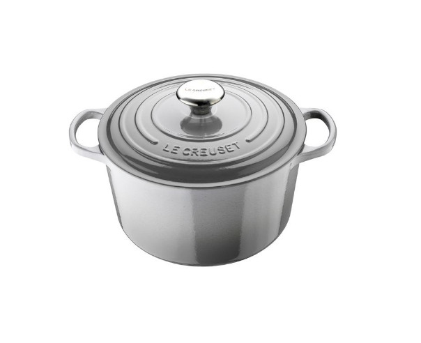 LE CREUSET - Cocotte Red. Alta 24 Mist Grey 21195245412430 – Ferro Fundido – stockin.pt