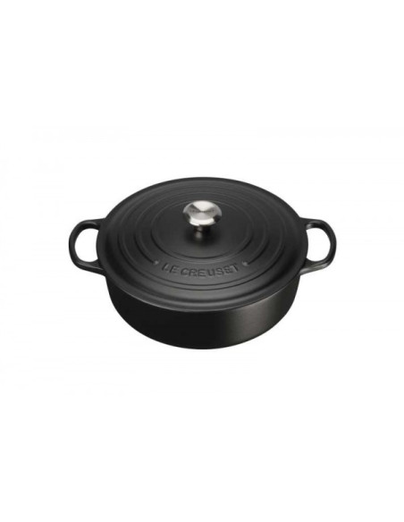 LE CREUSET - Cocotte Red. Evol. 27 Negro Matte 21179240000430 – Ferro Fundido – stockin.pt