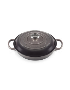 LE CREUSET - Caçarola Baixa 30cm Flint 21180304442430 – Ferro Fundido – stockin.pt