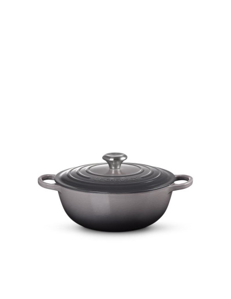 LE CREUSET - Marmita Gourmet 26 Flint 21114264440430 – Ferro Fundido – stockin.pt