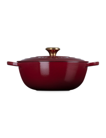 LE CREUSET - Marmita Gourmet 26 Garnet 21114269490441 – Ferro Fundido – stockin.pt