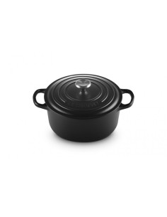 LE CREUSET - Cocotte Red. Signature 22 Negro Mate 21177220000430 – Ferro Fundido – stockin.pt 2