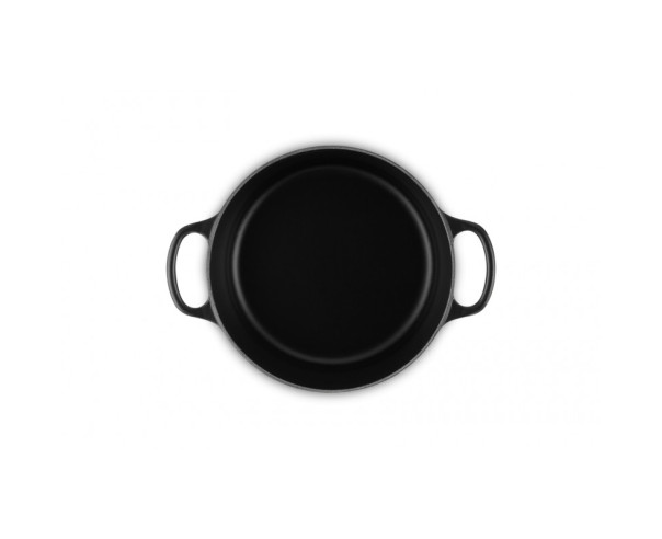 LE CREUSET - Cocotte Red. Signature 22 Negro Mate 21177220000430 – Ferro Fundido – stockin.pt