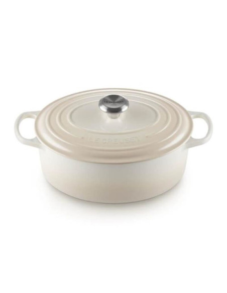 LE CREUSET - Cocotte Oval Signature 29 Merengue 21178297164430 – Ferro Fundido – stockin.pt