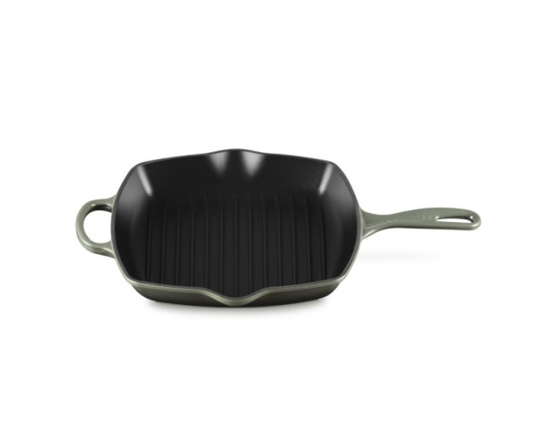 LE CREUSET - Frigideira Skillet Signature Grill Quadrada 26cm Thyme 20183261730422 – Ferro Fundido – stockin.pt