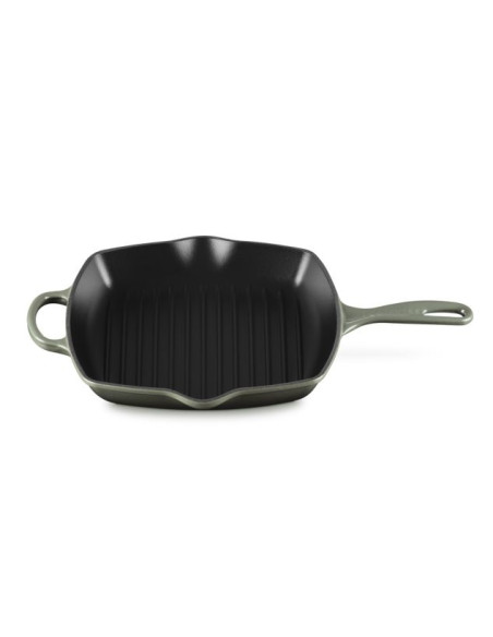 LE CREUSET - Frigideira Skillet Signature Grill Quadrada 26cm Thyme 20183261730422 – Ferro Fundido – stockin.pt