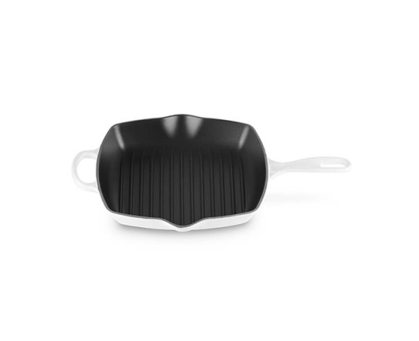 LE CREUSET - Skillet Signature Quadrada Grill 26cm Branco 20183260100422 – Ferro Fundido – stockin.pt