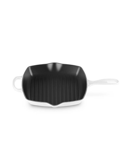 LE CREUSET - Skillet Signature Quadrada Grill 26cm Branco 20183260100422 – Ferro Fundido – stockin.pt