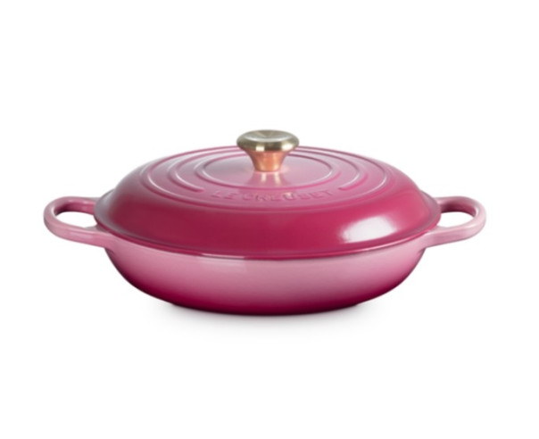 LE CREUSET - Caçarola Baixa Signature 30cm Berry 21180304394450 – Ferro Fundido – stockin.pt