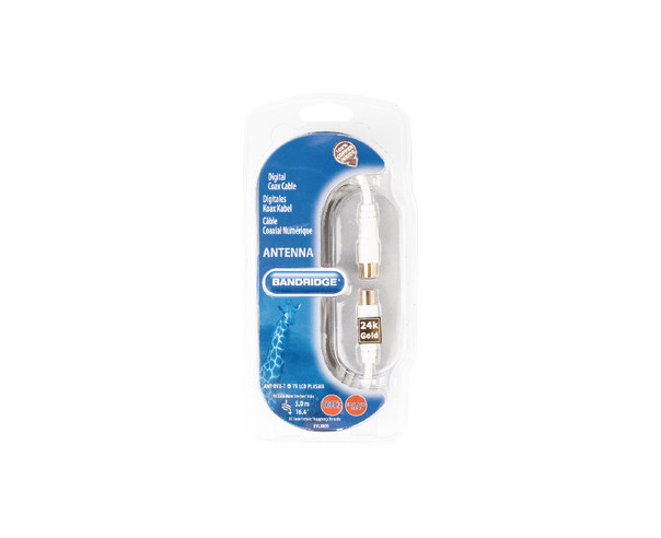 BANDRIDGE - Cabo Coaxial M-F 5m Br BVL8805 – Adaptadores e Cabos – stockin.pt