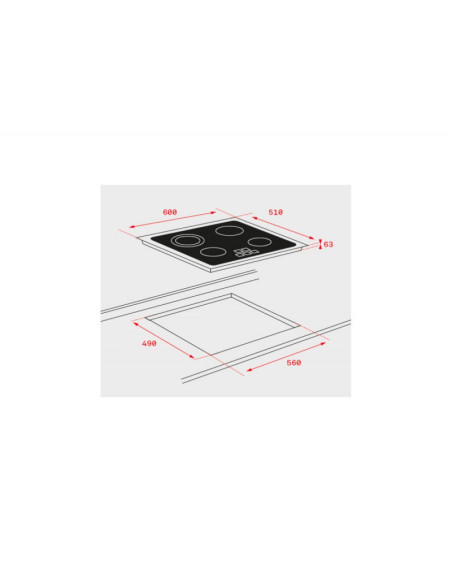 TEKA - Placa Vitrocerámica TB 6415 – Placas – stockin.pt