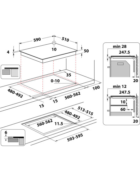 H.ARISTON - Placa Indução HB 4860B NE – Placas – stockin.pt