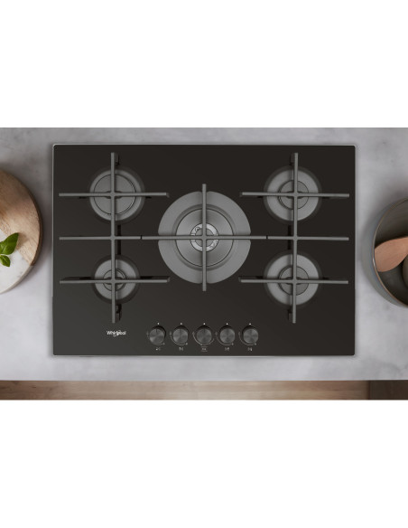 WHIRLPOOL - Placa Cristal Gás GOWL 728NB – Placas – stockin.pt