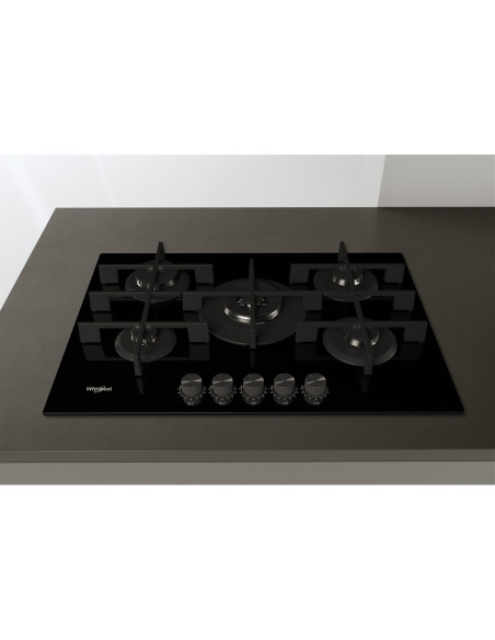 WHIRLPOOL - Placa Cristal Gás GOWL 728NB – Placas – stockin.pt