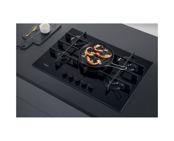 WHIRLPOOL - Placa Cristal Gás GOWL 728NB – Placas – stockin.pt