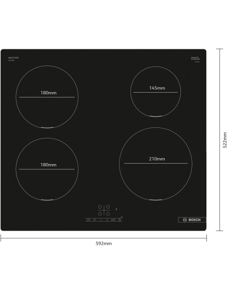 BOSCH - Placa Indução Serie 4 PUE611BB5E – Placas – stockin.pt