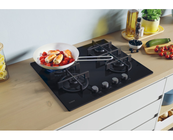 CANDY - Placa a Gás em Vidro CVG 6 B – Placas – stockin.pt