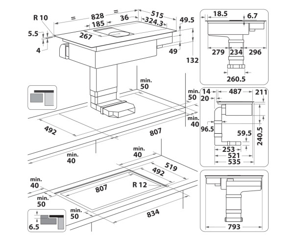 WHIRLPOOL - Placa WVH 92 K F KIT1 – Placas – stockin.pt