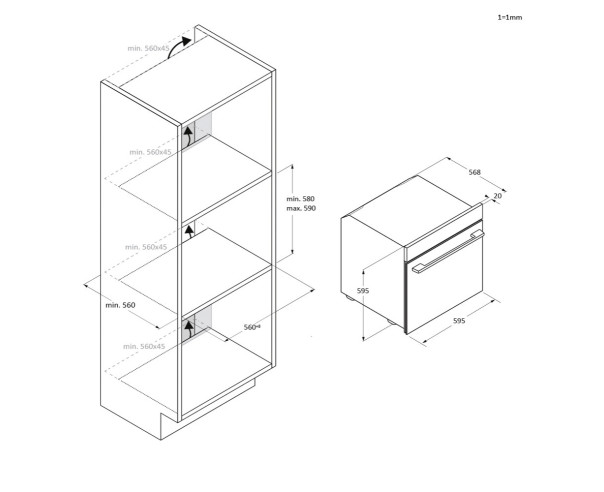CANDY - Forno CA6 NP3T3 HTB – Fornos – stockin.pt
