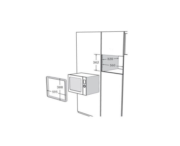 MEIRELES - Microondas MMI 25 BL – Micro-ondas – stockin.pt