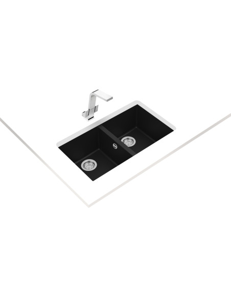 TEKA -Lava Louças SQUARE 2C 760 TG BLK – Lava-Loiças – stockin.pt