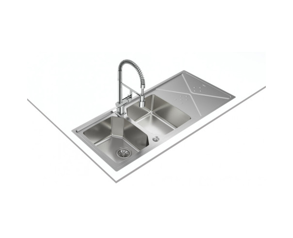 TEKA - Lava-Loiças BROOKLYN 80M-XP 2C1E MAESTRO 115160010 – Lava-Loiças – stockin.pt