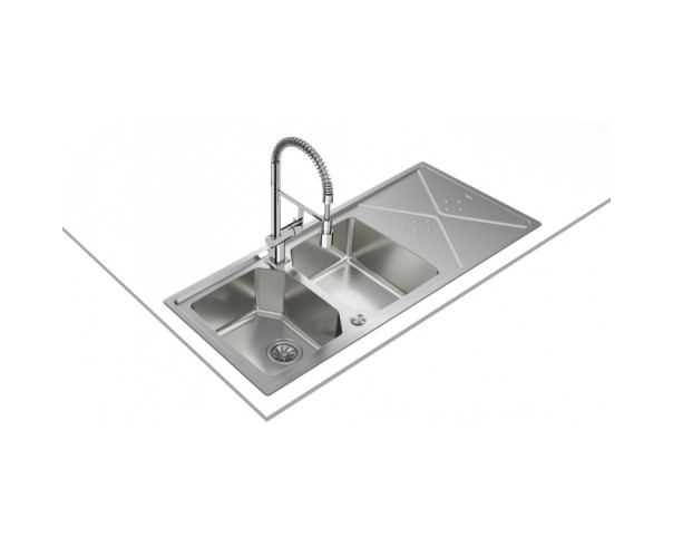 TEKA - Lava-Loiças BROOKLYN 80M-XP 2C1E MAESTRO 115160010 – Lava-Loiças – stockin.pt