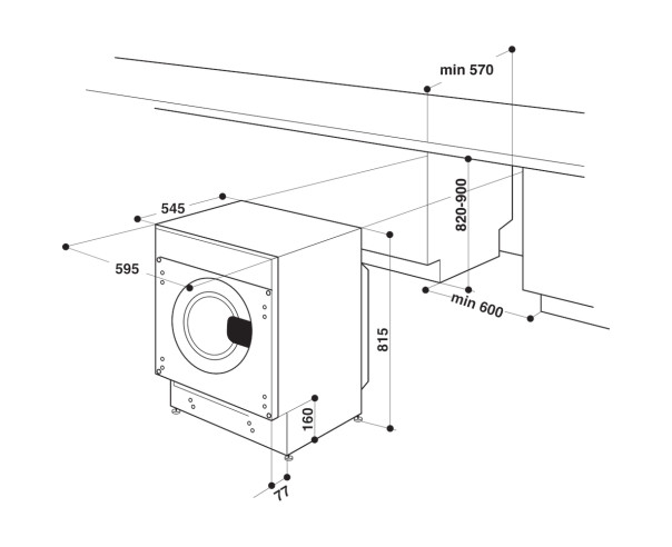 WHIRLPOOL - Máq. Lavar Roupa BI WMWG 91485 EU – Lavar Roupa Encastre – stockin.pt