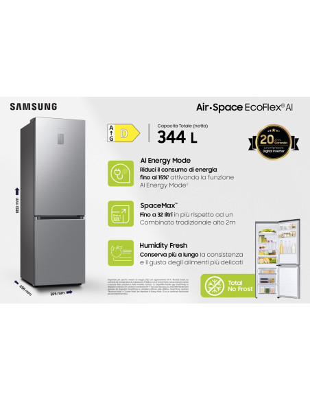 SAMSUNG - Combinado RB34C671DS9EF – Combinados – stockin.pt