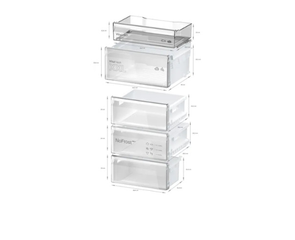 BOSCH - Combinado Serie4 NoFrost KGN392ICF – Combinados – stockin.pt