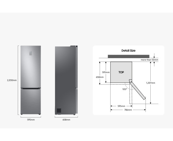 SAMSUNG - Combinado RB34C600DSAEF – Combinados – stockin.pt
