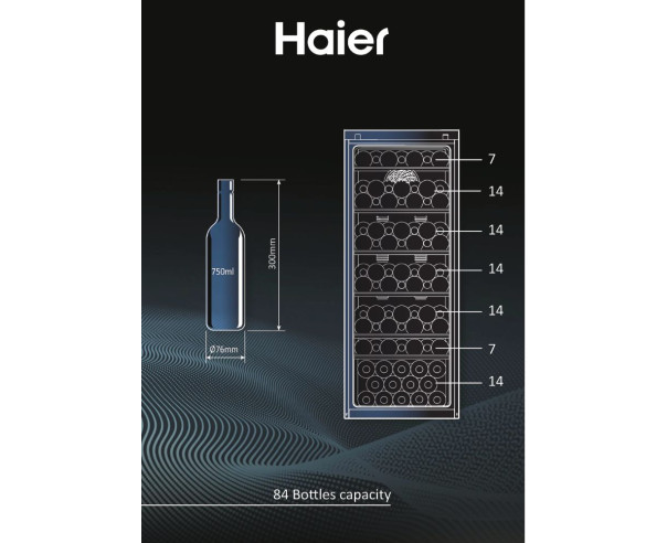 Garrafeira Haier Hws-84-ga – Frigorífico 1 Porta – stockin.pt