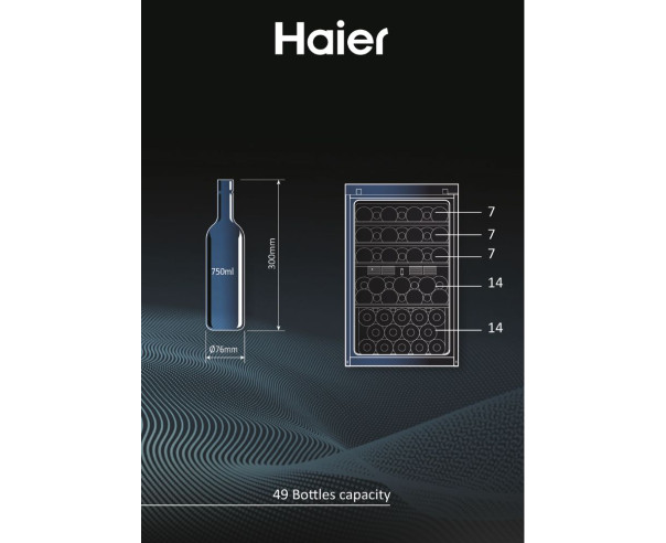 HAIER - Cave de Vinhos HWS49GA – Caves de Vinho – stockin.pt