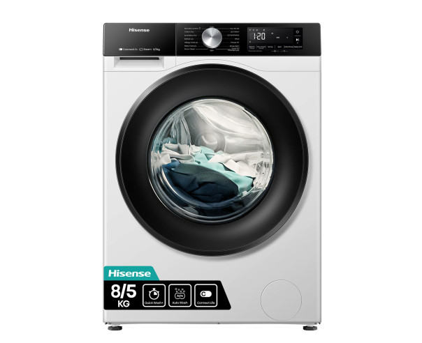 HISENSE - Máq. LavarSecar Roupa WD3S8043BW3 – Lavar e Secar Roupa – stockin.pt