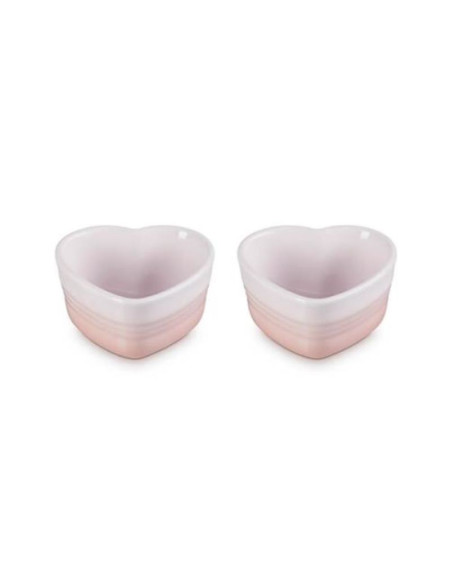 LE CREUSET - Set 2 Ramekins 300ml Shell Pink 79082307770000 – Cerâmica de Grés – stockin.pt