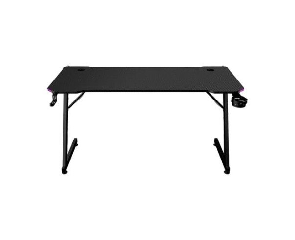 ALPHA GAMER - Secretária Gemina RGB Black AGGEMINARGBBK – Mesas Gaming – stockin.pt