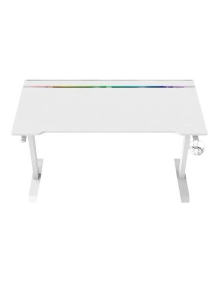 ALPHA GAMER - Secretária Starla RGB White AGSTARLARGBWT – Mesas Gaming – stockin.pt