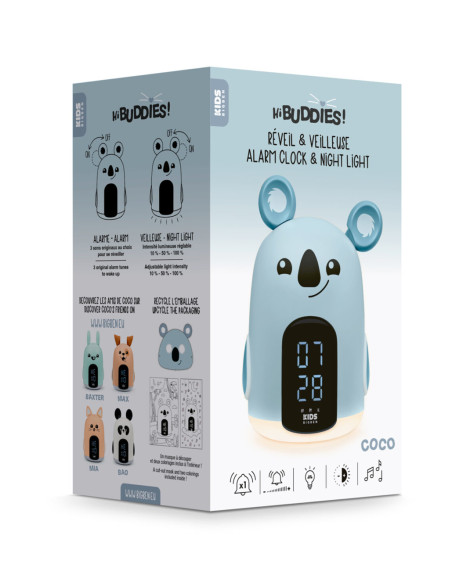 BIGBEN - Despertador e Luz de Presença RKIDSKOALA – Acessórios Puericultura – stockin.pt