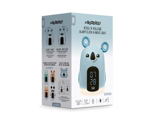 BIGBEN - Despertador e Luz de Presença RKIDSKOALA – Acessórios Puericultura – stockin.pt