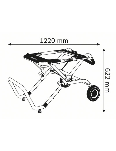 BOSCH - Mesa Trabalho GTA 60 W Prof 0601B12000 – Serra Estacionária – stockin.pt