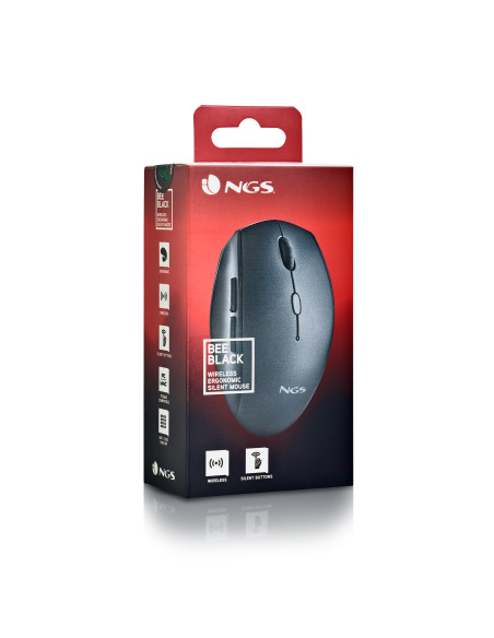 NGS - Rato Ergonômico Wireless BEEBLACK – Ratos – stockin.pt