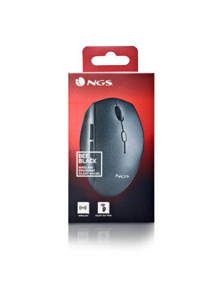 NGS - Rato Ergonômico Wireless BEEBLACK – Ratos – stockin.pt