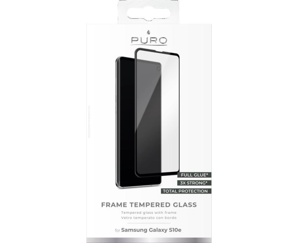PURO - Vidro Temp. S10 E SDGFRGALAXYS10LBLK – Películas – stockin.pt