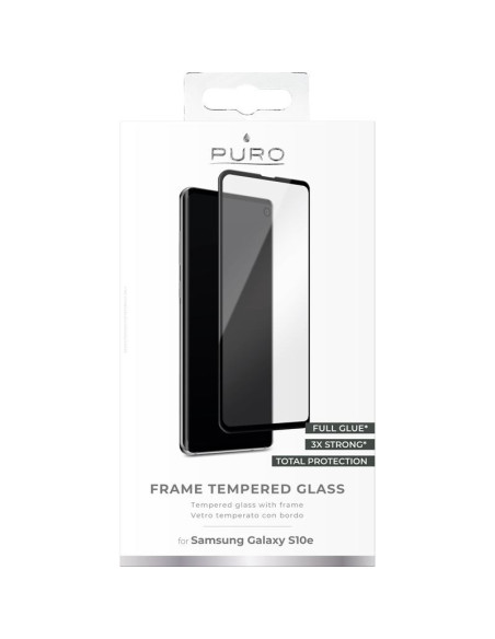 PURO - Vidro Temp. S10 E SDGFRGALAXYS10LBLK – Películas – stockin.pt